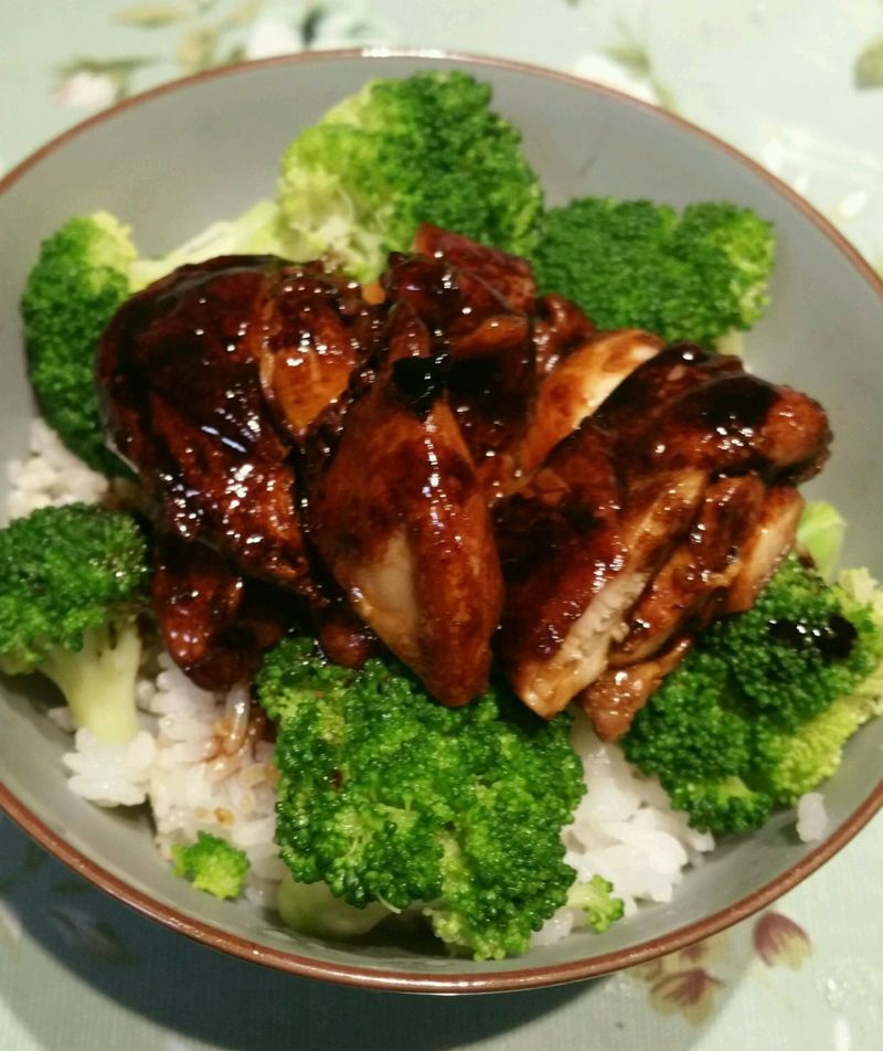 日式照烧鸡腿饭