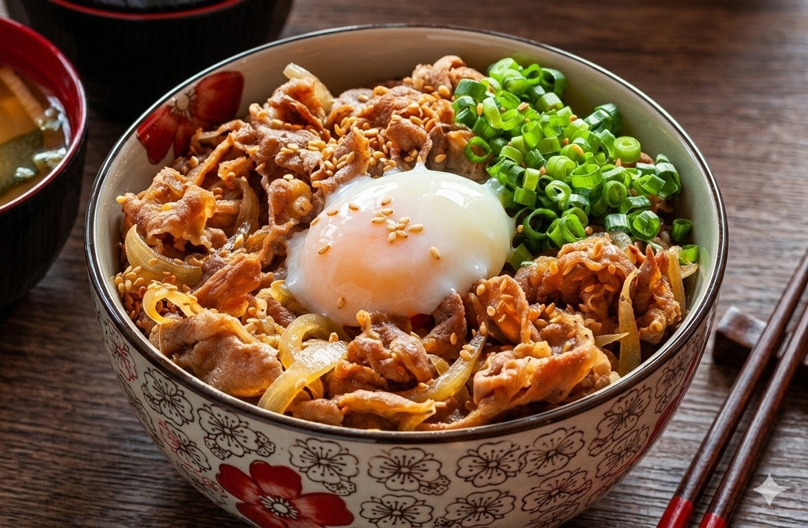 日式牛肉丼（配温泉蛋）