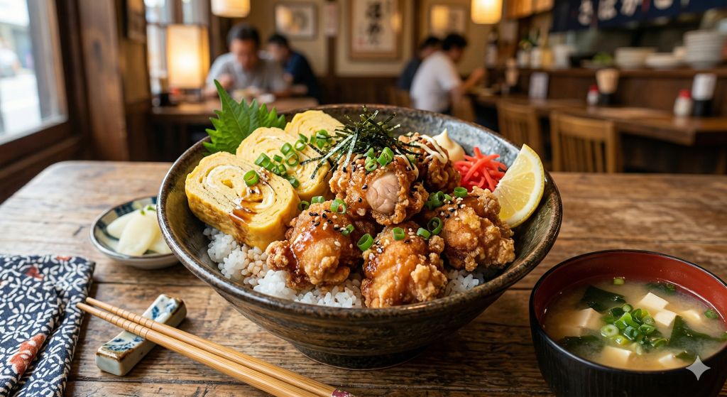 唐扬鸡玉子烧套餐